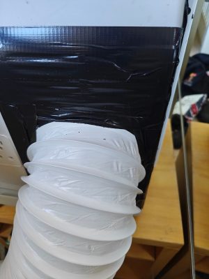 Intake hose attached with tape (Inventor Magic M2GHP290-12 / anon / 2026 / 06)