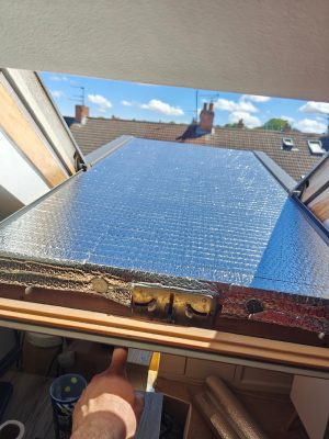Velux window with reflective covering (Inventor Magic M2GHP290-12 / anon / 2026 / 06)