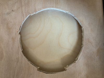 Window board, after hole cut (Kingfisher WAP31A15E / Patrick / 2026 / 07)