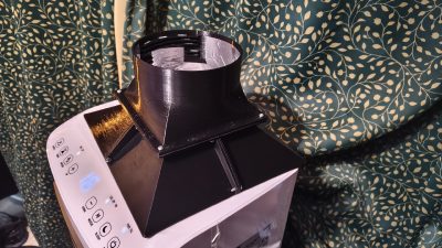 3D printed cowl, hose end (TRONIC TLK 7000 C2 / Rein / 2026 / 08)